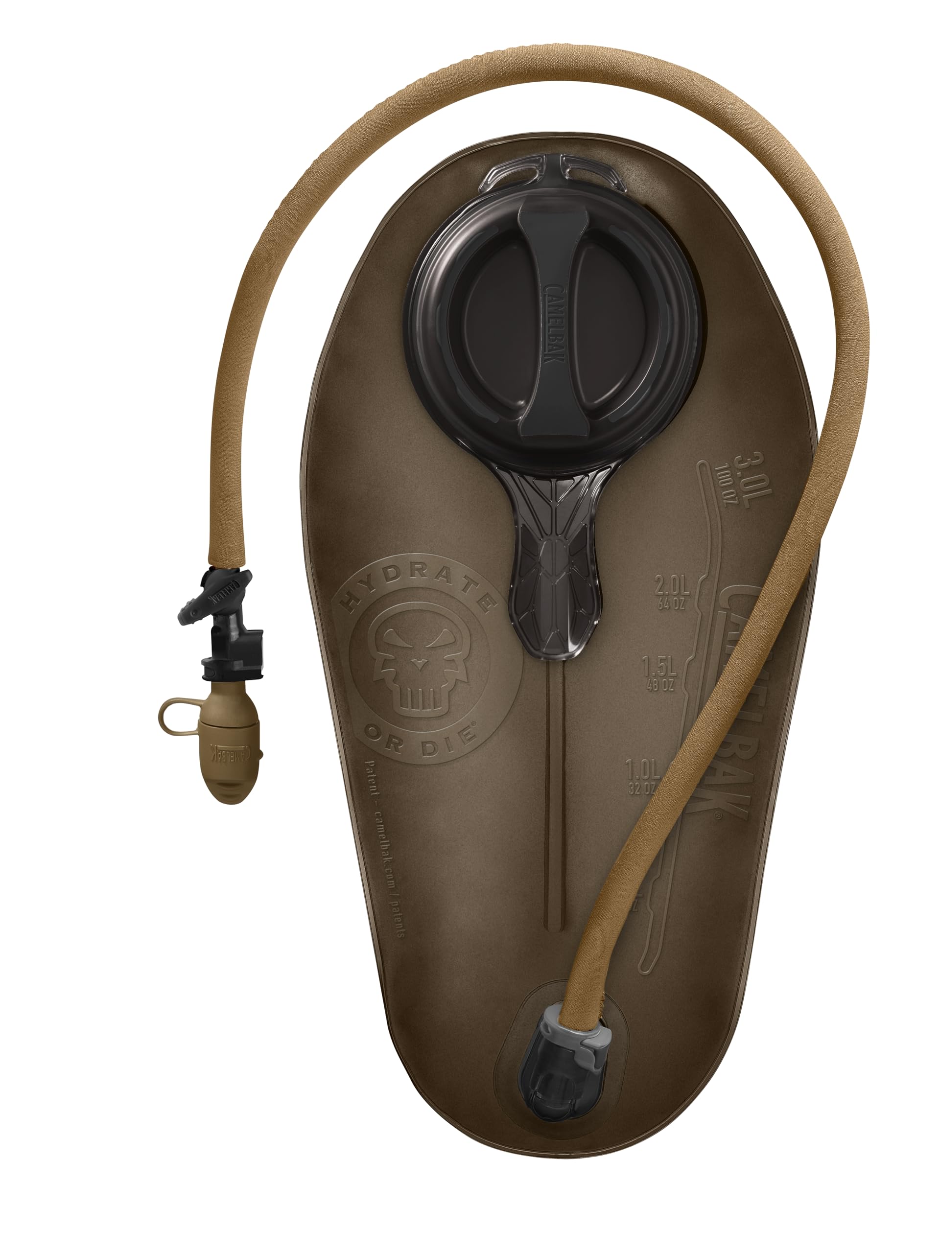 CamelBak - Mil-Spec Crux 100 oz/3.0L Long Accessory Reservoir (1944001003), Brown HYDRATION,PACK