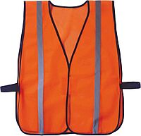 Ergodyne GloWear 8020HL Non-Certified Reflective High Visibility Vest, One Size Orange Non-certified Standard Vest