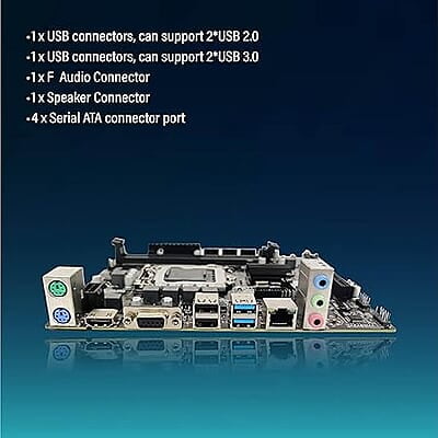 Geonix Motherboard H61 Ddr3