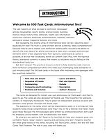 100 Task Cards: Informational Text: Reproducible Mini-Passages With Key Questions to Boost Reading Comprehension Skills