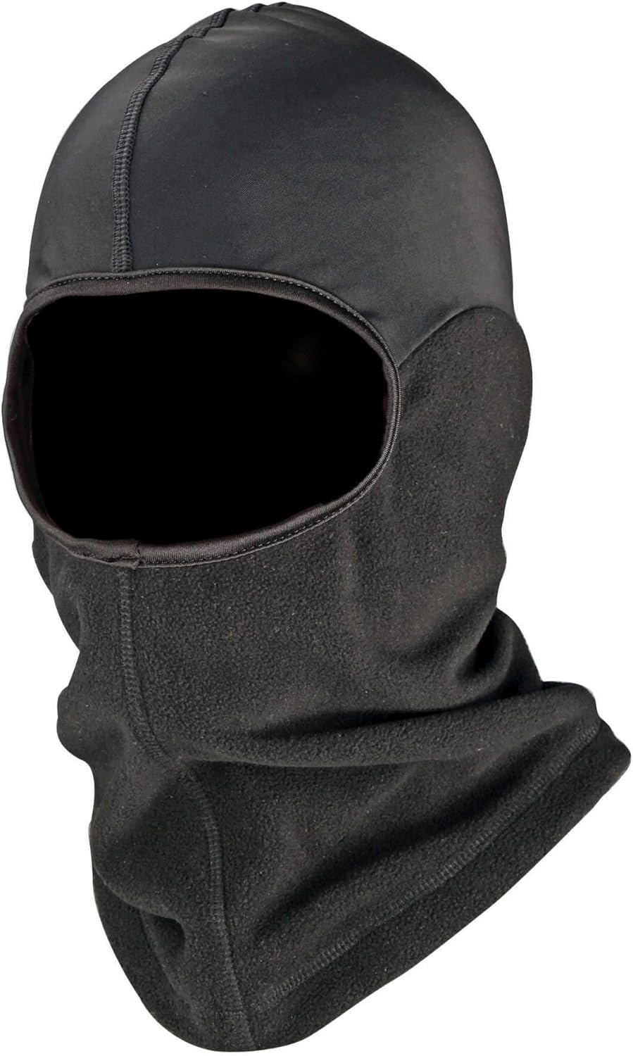 Balaclava with Spandex Top, Comfortable Wear Under Helmet, Winter Face Mask, Ergodyne N-Ferno 6822,Black One Size