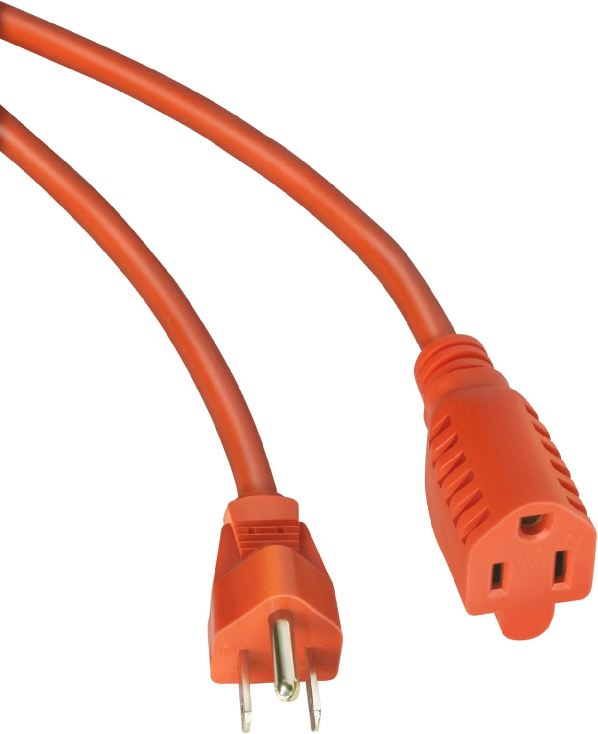 Heavy Duty Outdoor vinyl Power Extension Cord SJTW, Orange, 16/3, 100 FT. 100-Feet