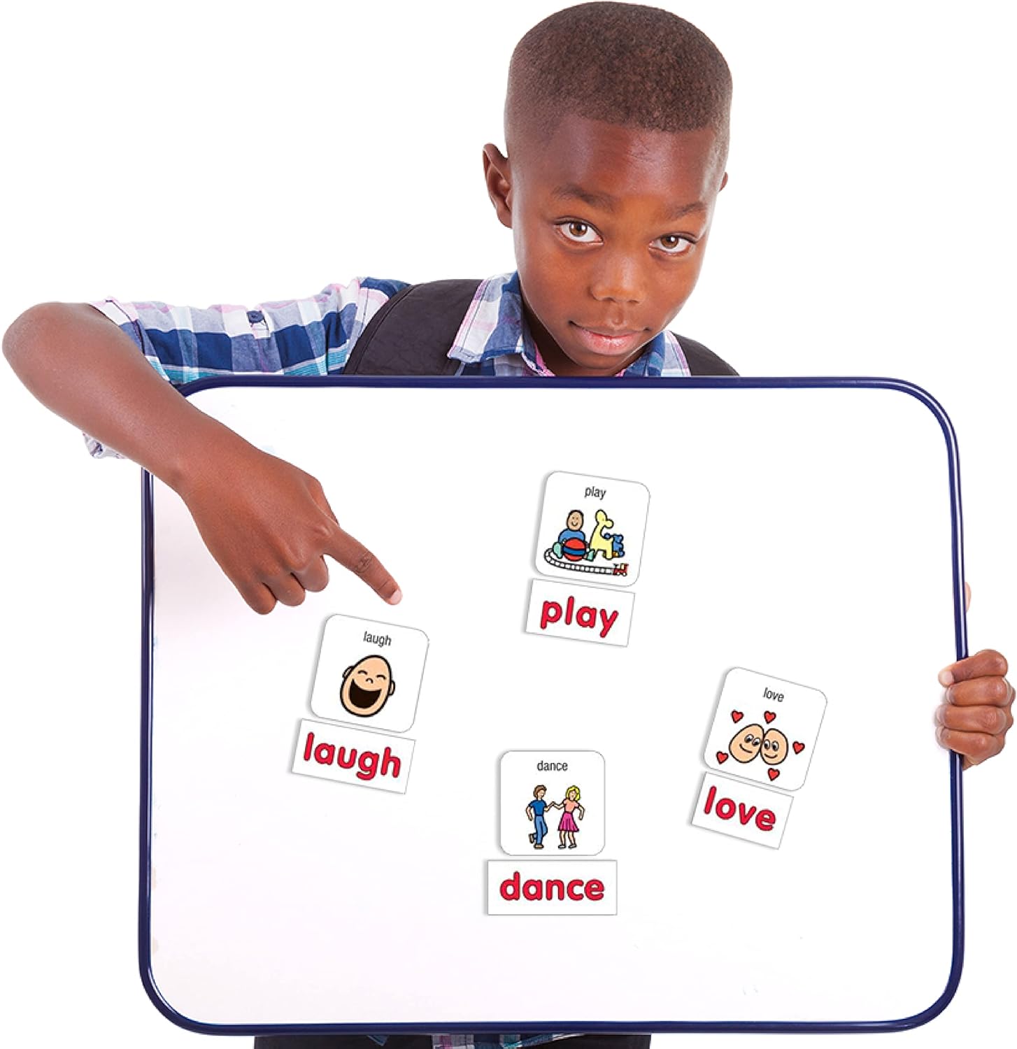 BARKER CREEK Learning Magnets, Picture Communication Symbol (PCS) Word Magnets