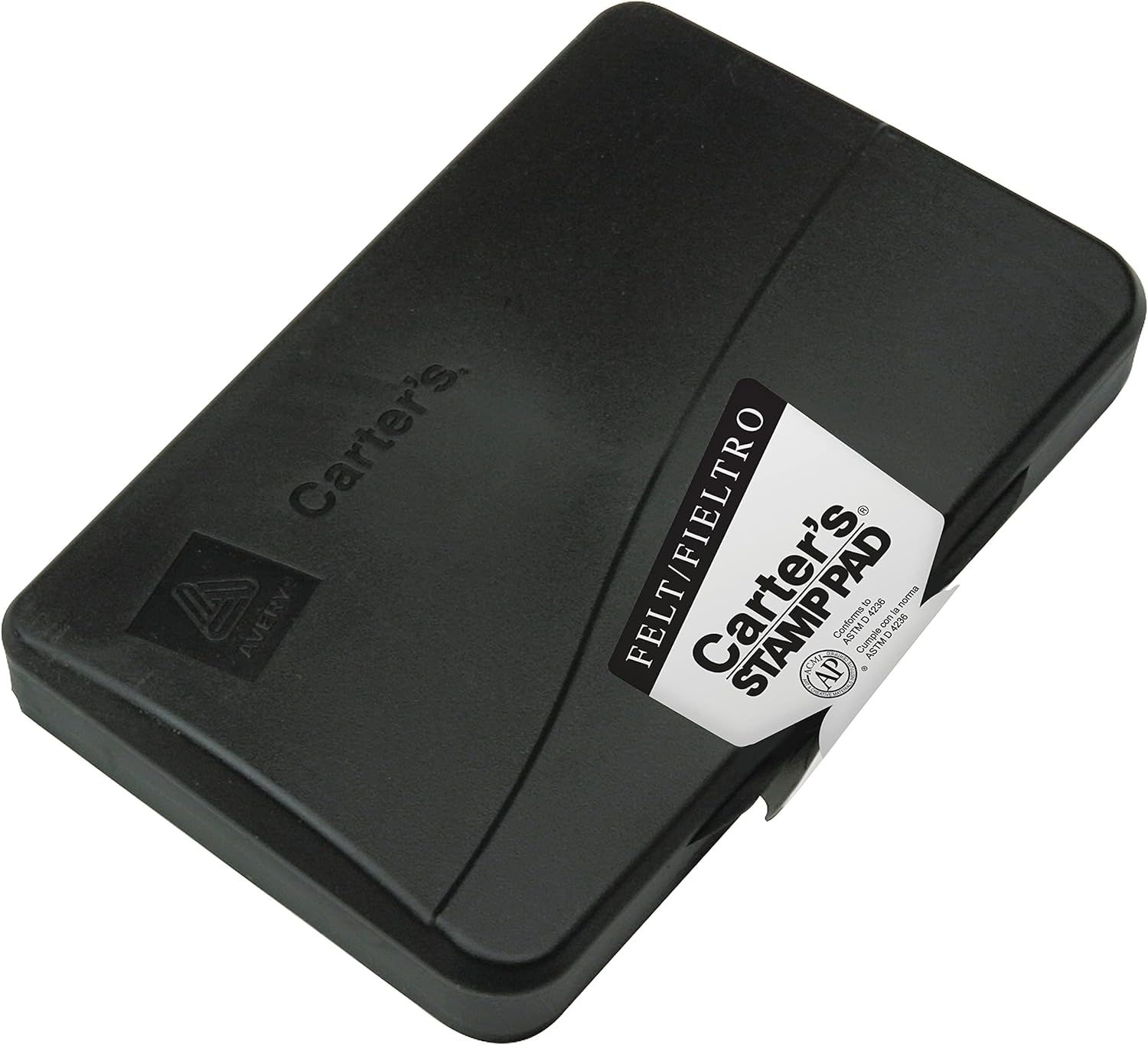 Carter's Felt Black Stamp Pad, 3.15 x 6.12 Inches (21082) - 1 Pack