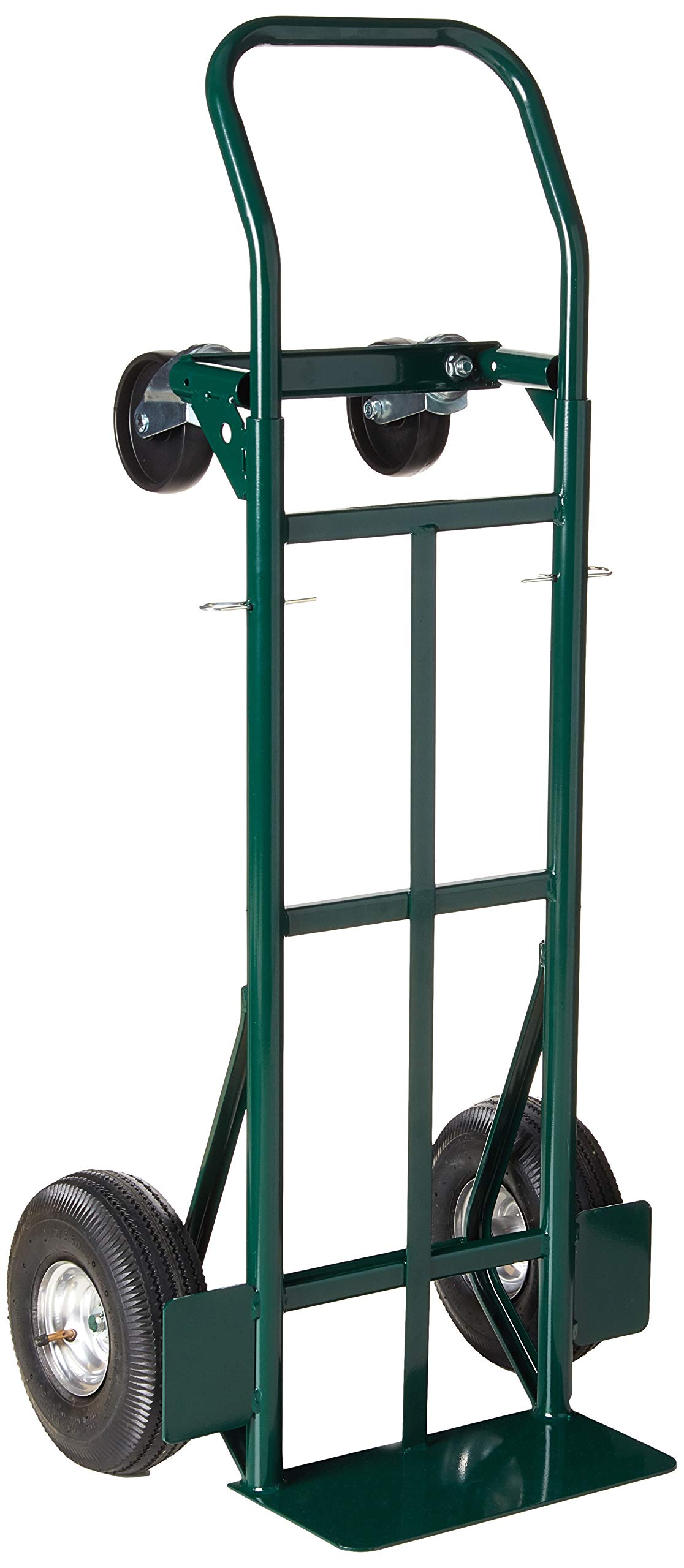 Harper Trucks Super-Steel Convertible Hand Truck, 700 lb Capacity, Telescoping Handle to 62" 10" Wheels