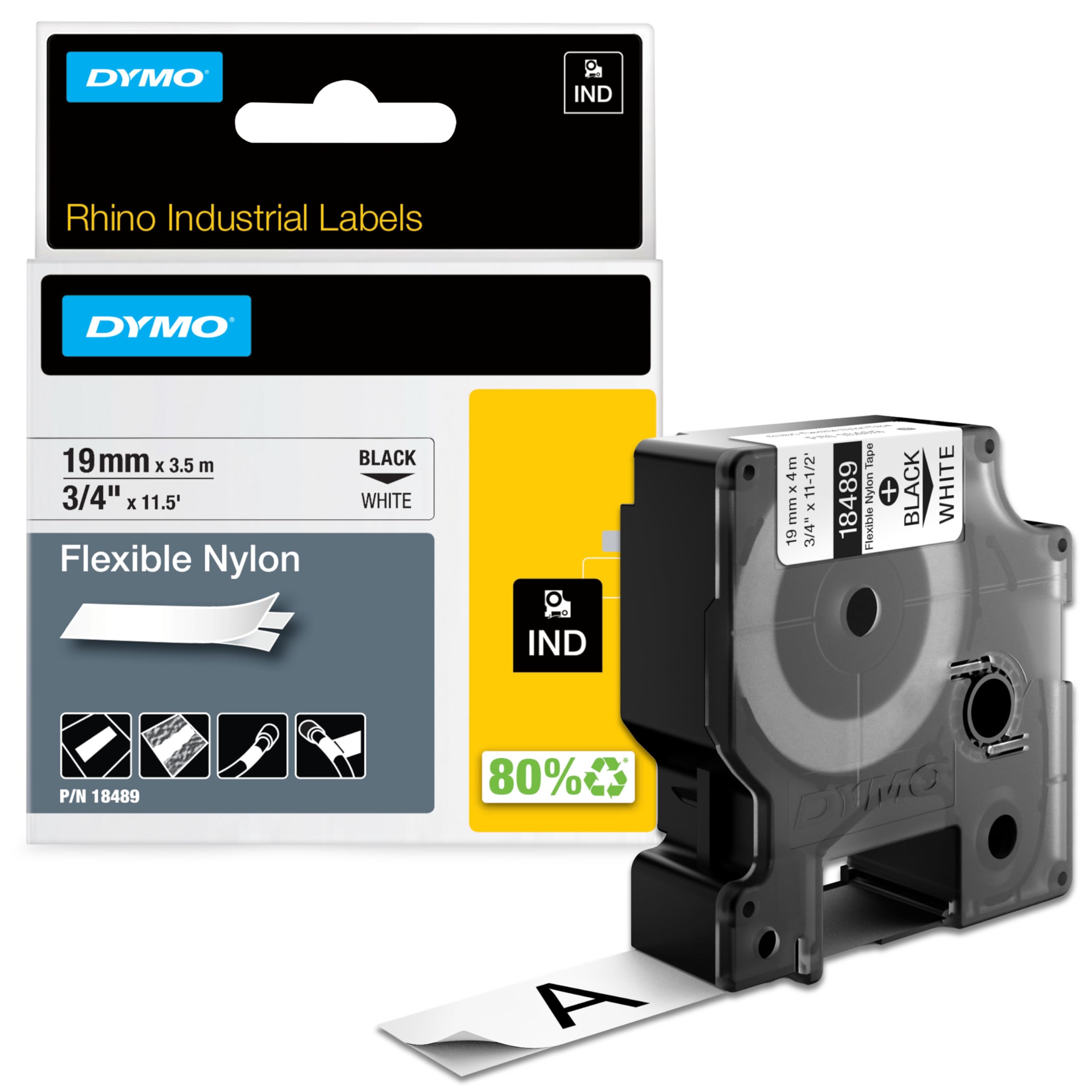DYMO Rhino Industrial Flexible Nylon Labels