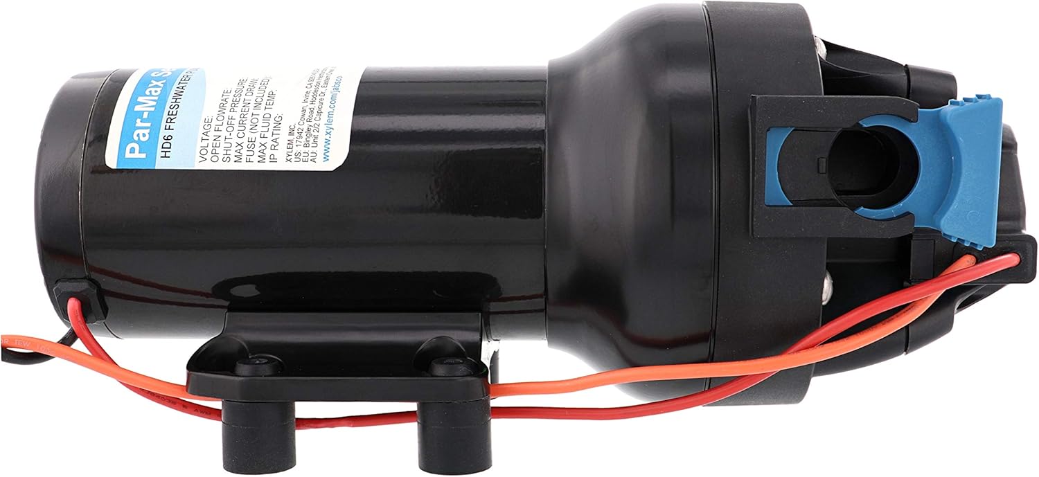 Jabsco Hotshot HD6 Heavy Duty Washdown Pump w/25' HoseCoil - 12V - 6 GPM - 70 PSI