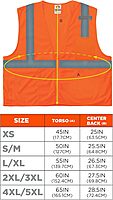 Ergodyne GloWear 8210Z ANSI Economy High-Visibility Reflective Safety Vest (Zipper Closure)