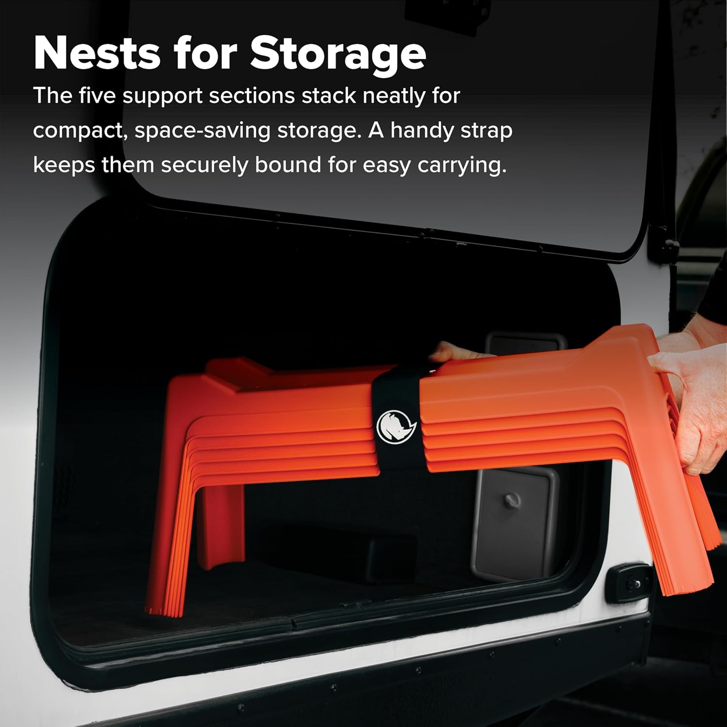 Camco Rhino RV Sewer Hose Support Kit - Extends Over Uneven Terrain for Easy Drainage