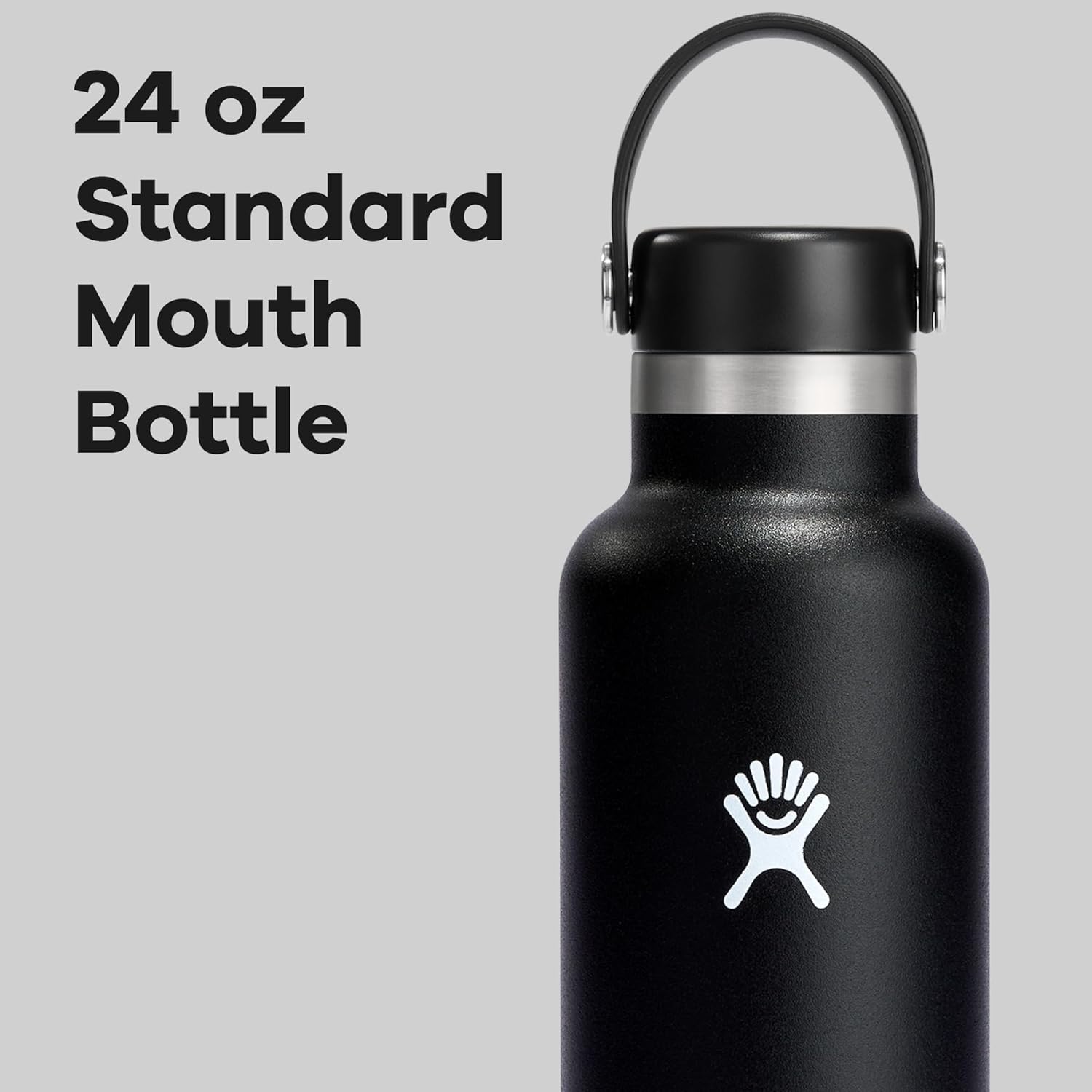 Hydro Flask Standard Mouth Insulated Stainless Steel Water Bottle with Flex Cap