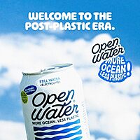 Open Water Still 16oz Tallgirl (1 case, 12 cans) - Sustainable Aluminum Canned Still Water With Electrolytes
