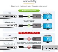 StarTech.com USB-C to Mini DisplayPort Adapter - 4K 60Hz (CDP2MDP)