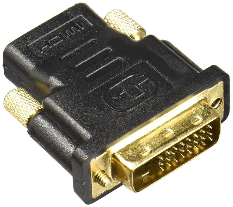 Rocstor Y10C126-B1 Premium HDMI to DVI-D Video Cable Adapter - F/M - 1 x HDMI Female Digital Audio/Video