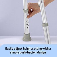 Medline Tub Transfer Bench and Shower Chair with Microban Antimicrobial Protection, Adjustable Shower Bench and Bath Seat For Seniors And Elderly, 350 lb. Weight Capacity, Light Blue