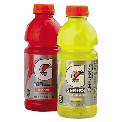 Gatorade Fruit Punch Sports Drink, 20 Oz, Pack Of 24