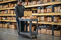 JET 34" x 17" Utility Service Cart, 550 Lbs. Capacity (Model PUC-3417)
