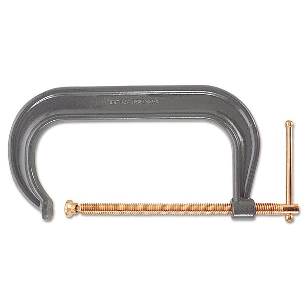 Anchor Brand Drop Forged C-Clamp, 6-5/16 in Throat Depth, 12 in L