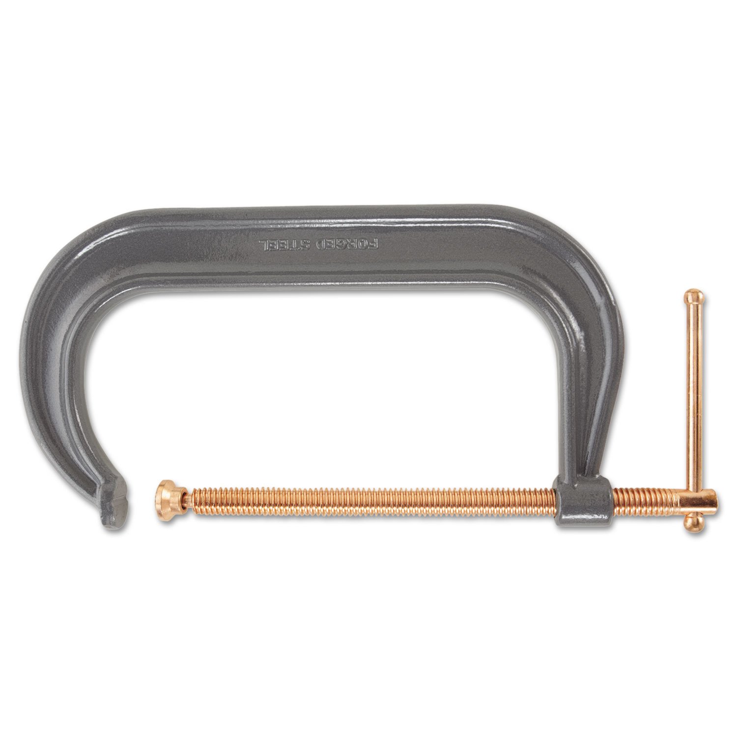 Anchor Brand Drop Forged C-Clamp, 6-5/16 in Throat Depth, 12 in L