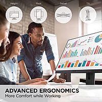 VIEWSONIC Docking Monitor with USB-C, Ethernet and Ergonomic Stand