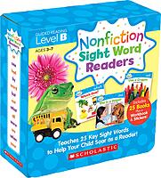 Scholastic Teacher Resources Nonfiction Sight Word Readers Parent Pack, Level B, Pre-K To 1st Grade