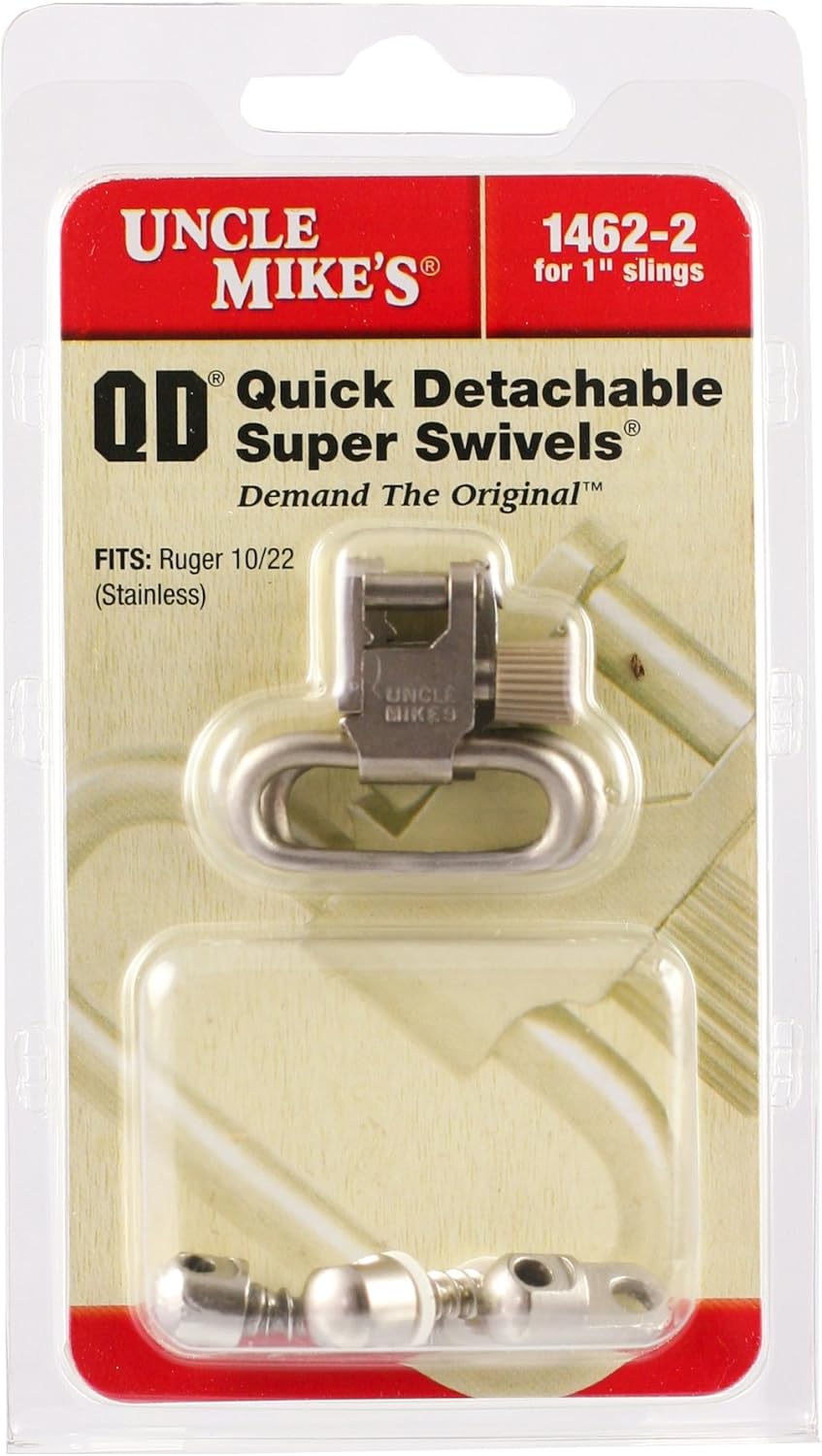 Uncle Mike's QD 115 Tri-Lock Rifle Swivel 1"