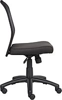 Boss Office Products Budget Mesh Task Chair without Arms in Black
