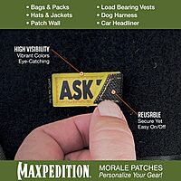 MAXPEDITION Ask To Pet 3D PVC Morale Patch