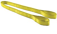LIFTEX Polyester 2" 2-Ply Flat-Eye Lifting Sling, Edge-Reinforced, 6400 lb Vertical