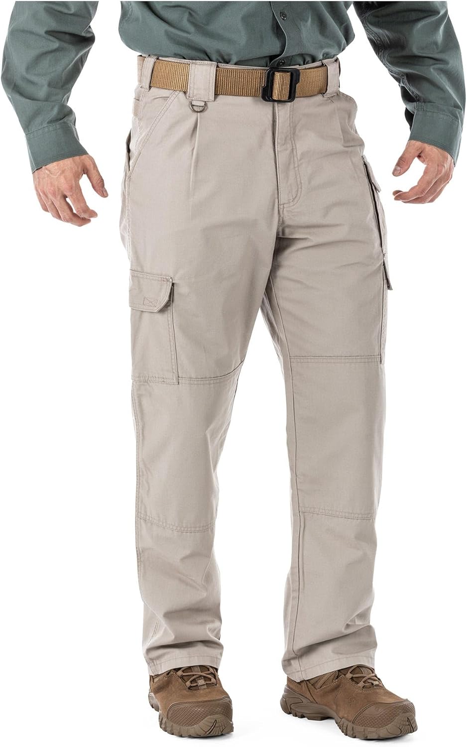 5.11 Tactical Men's Cargo Work Pants, Regular Fit, 100% Cotton Canvas, 7 Pockets, Style 74251ABR