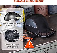 ERGODYNE Skullerz 8950XL Bump Cap, Baseball-Style Head Protection