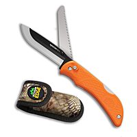 OUTDOOR EDGE RazorPro 3.5" Folding Knife with RazorSafe Replaceable Blade & Saw