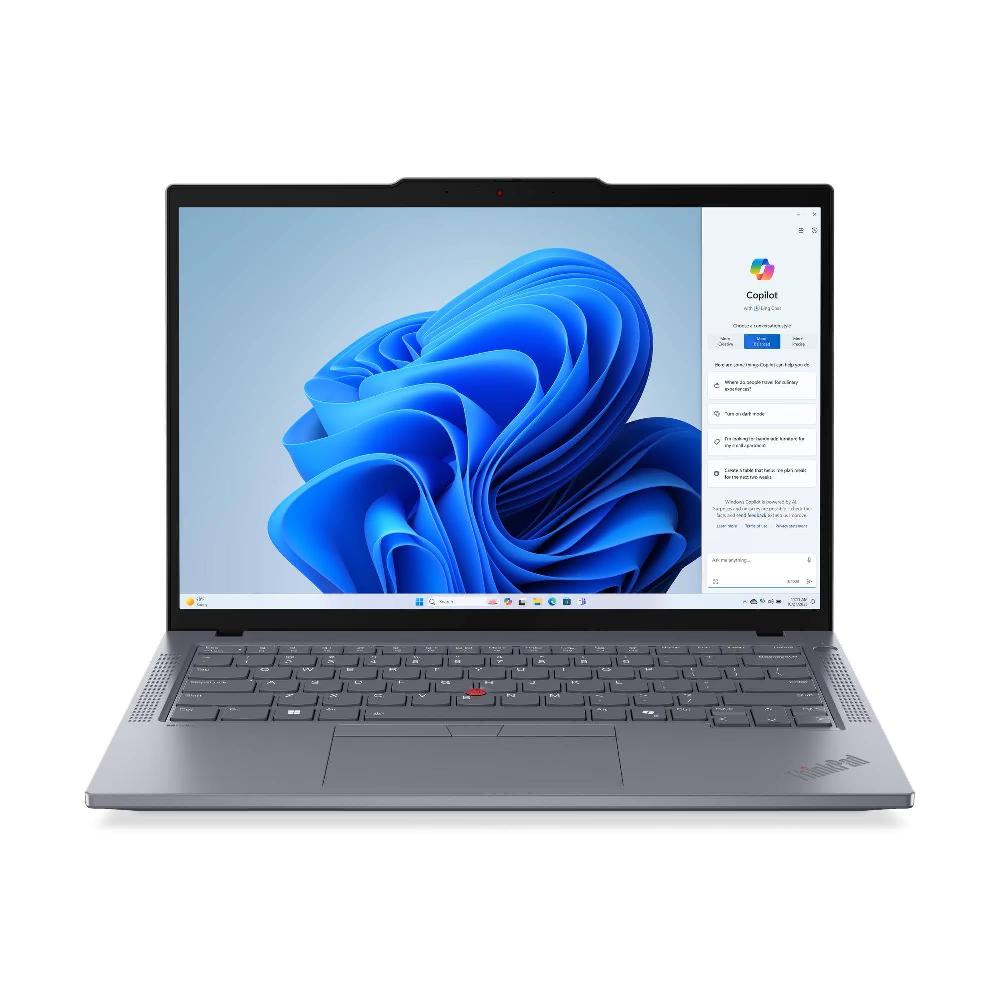 Lenovo ThinkPad T14 Gen 5 with Asset Tag, Intel Core Ultra 7 155U, 12C (2P + 8E + 2LPE) / 14T, Max Turbo up to 4.8GHz, 12MB