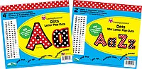 Barker Creek Letter Pop-Out Set, 2" & 4" Dots, Set Includes 255 4" and 676 2" Letters, Numbers & Punctuation Marks