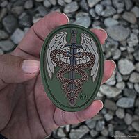 MAXPEDITION Sword Caduceus 3D PVC Morale Patch