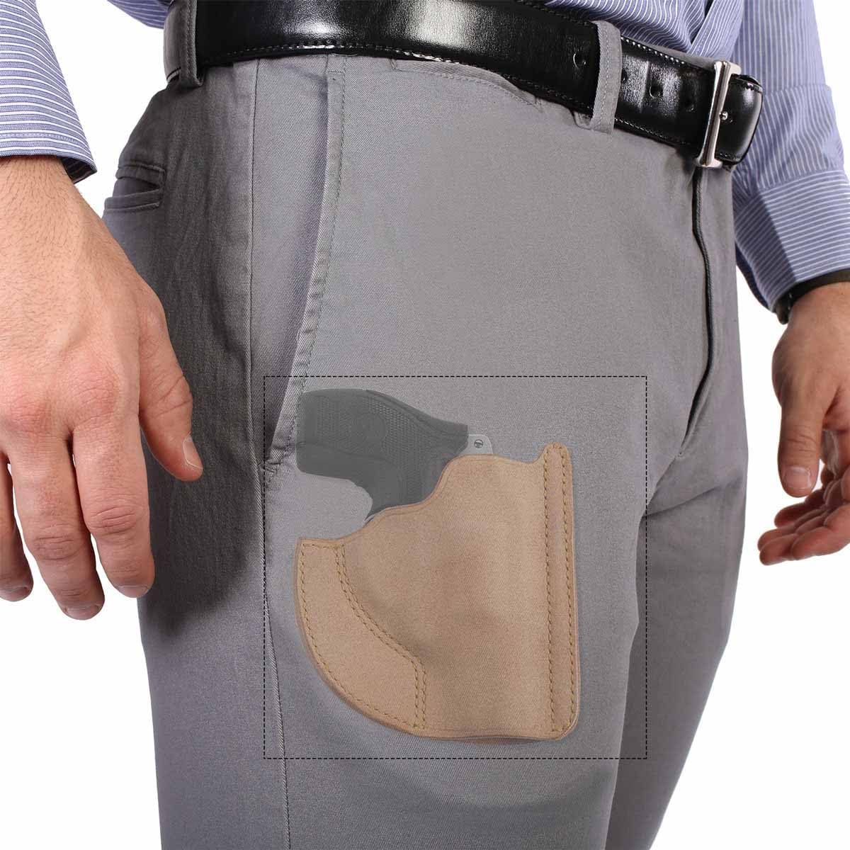GALCO Front Pocket Horsehide Holster - Premium Ambidextrous Pocket Holster
