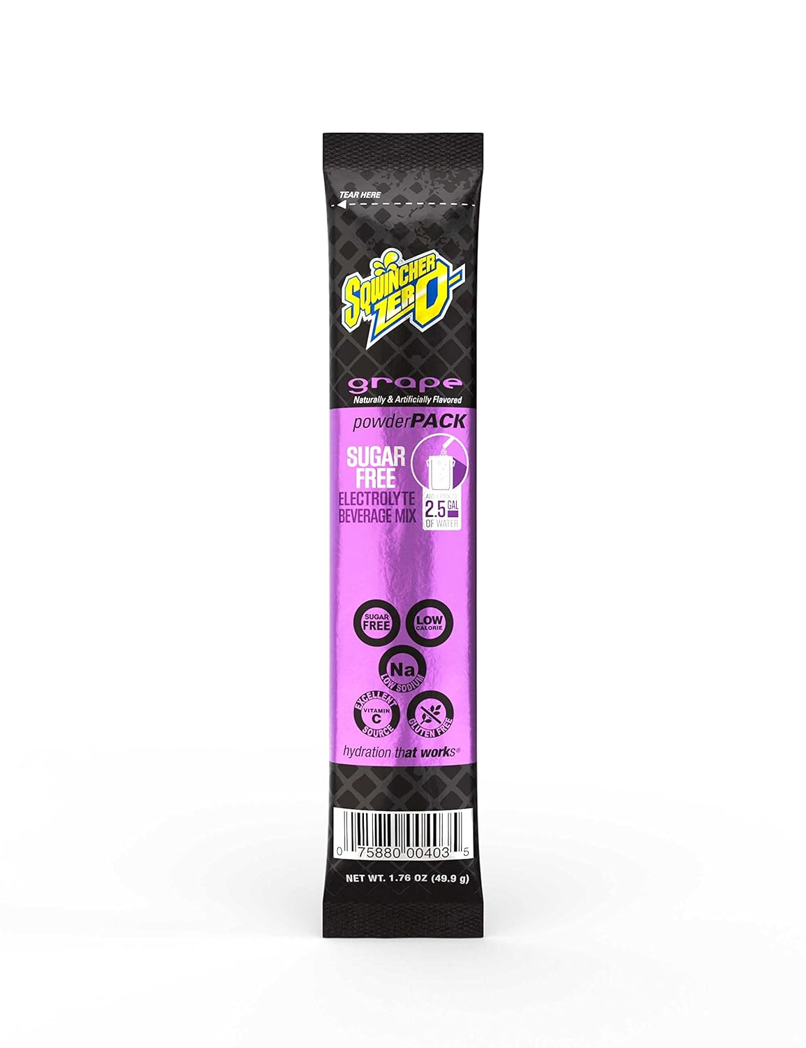 Sqwincher Zero Power Pack | Assorted Flavored | Sugar Free | Low Calorie | Low Sodium | Electrolyte Replenishment Hydration