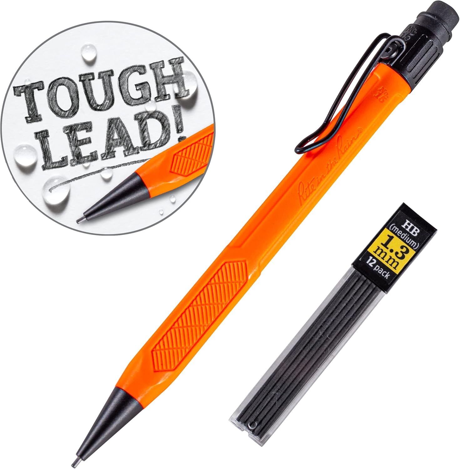 RITE IN THE RAIN Weatherproof Mechanical Pencil, 1.3mm HB Lead