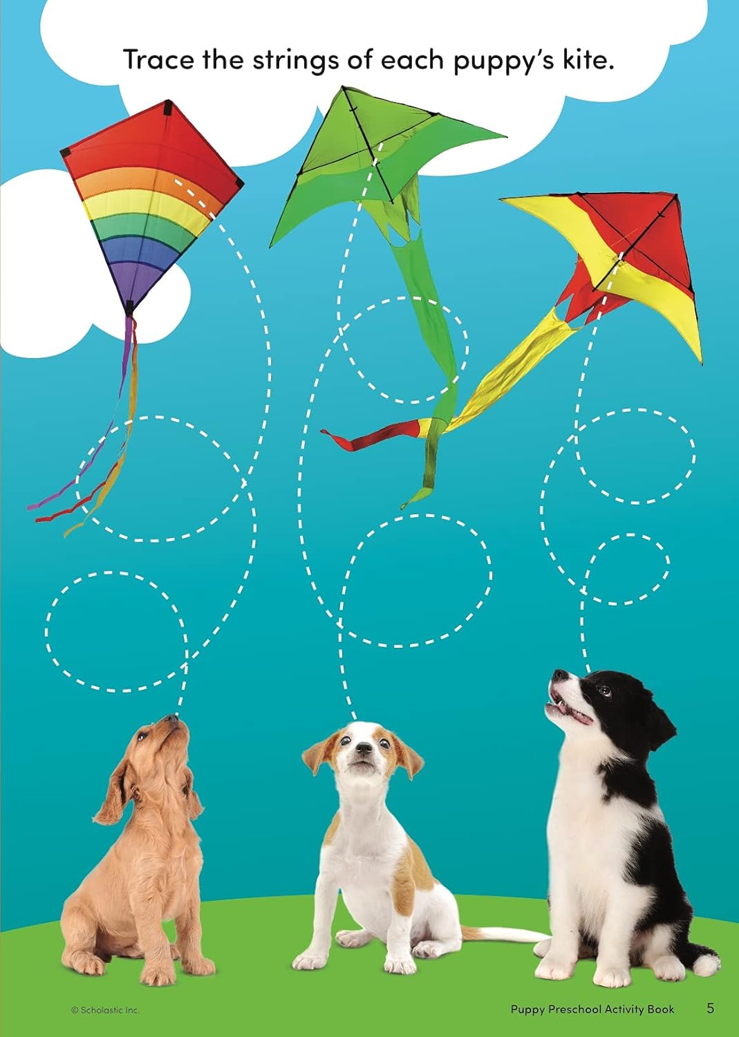 Scholastic Puppy Preschool Activity Book, Pre-K
