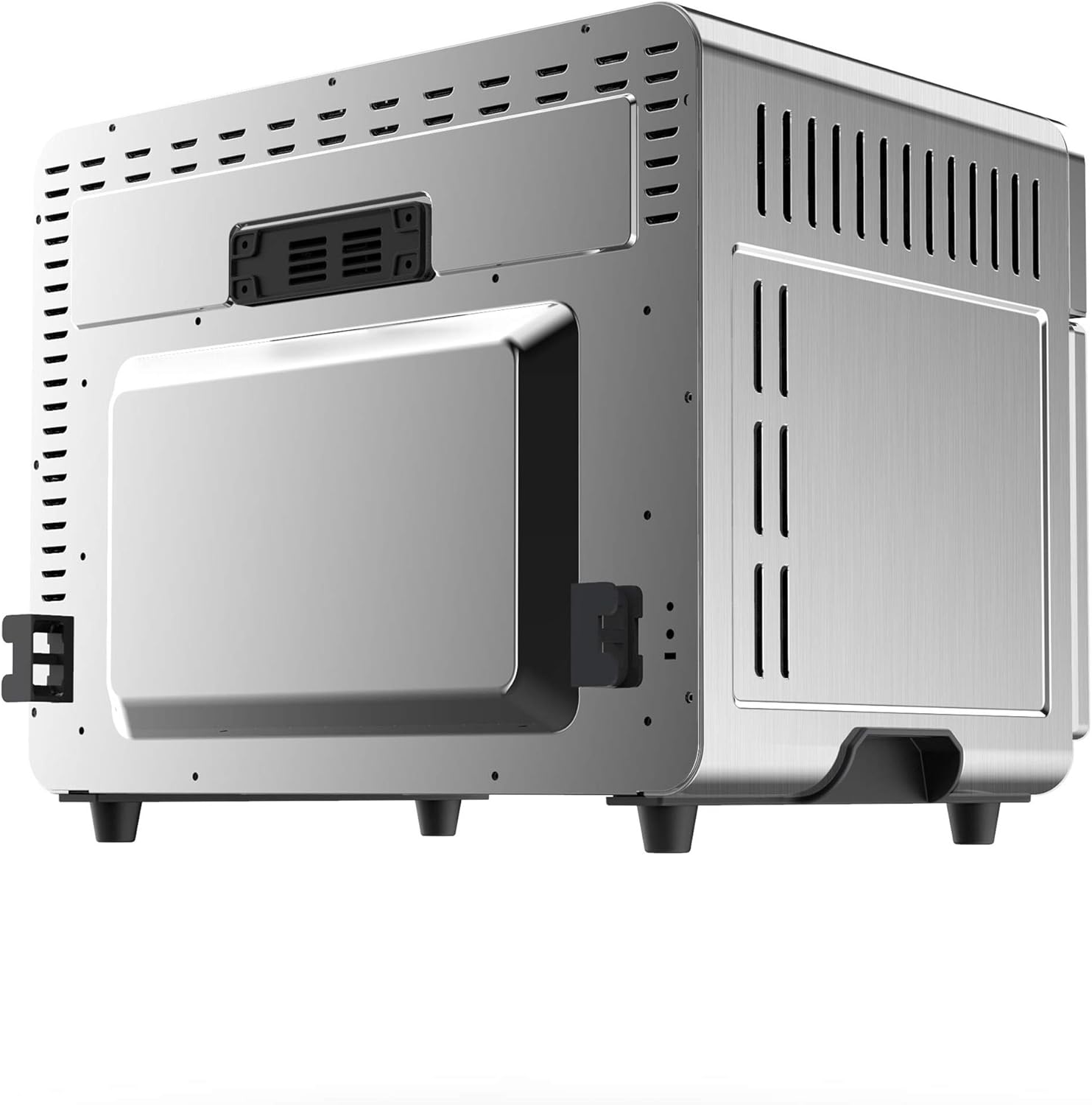 Megachef 10 in 1 Electronic Multifunction 360 Degree Hot Air Technology Countertop Oven, Silver Chrome