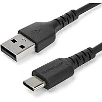 StarTech.com USB A to USB C Charging Cable - USB 2.0, Aramid Fiber
