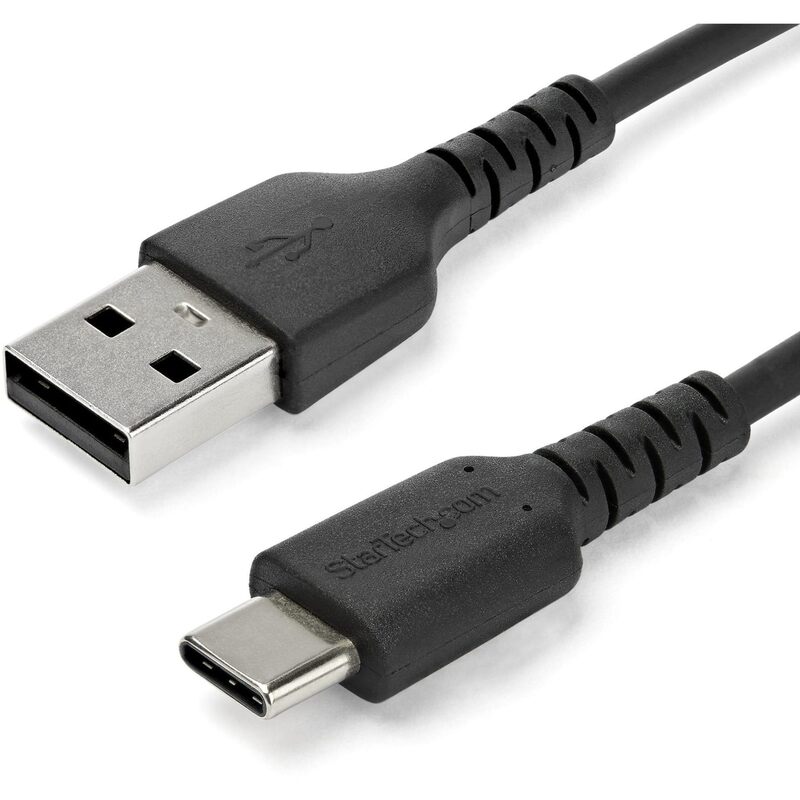 StarTech.com USB A to USB C Charging Cable - USB 2.0, Aramid Fiber