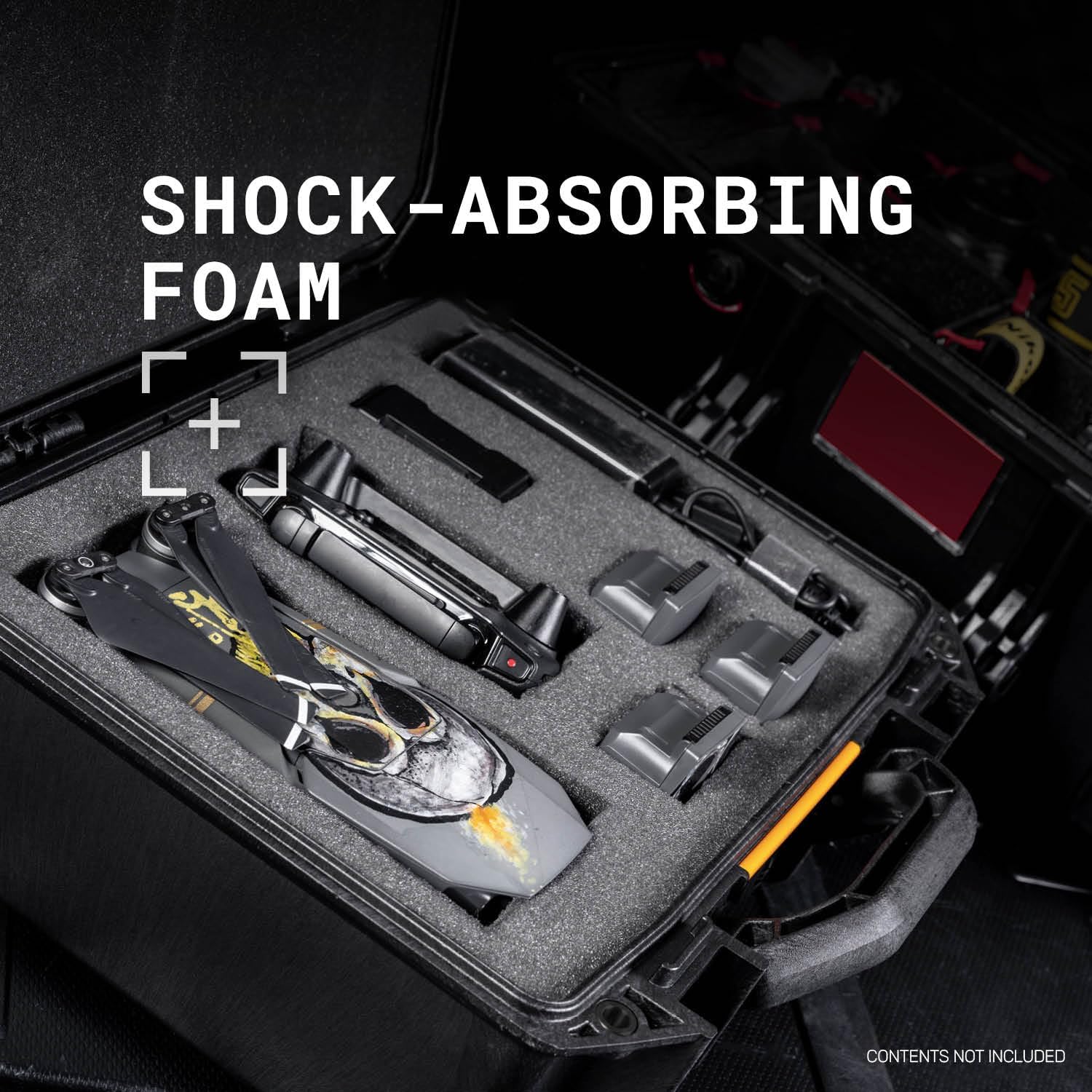 Pelican Vault V600 Hard Case (Camera, Pistol, Gear, Equipment) With Foam V600 Black