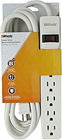 Woods / SOUTHWIRE 6-Outlet Power Strip with Built-In Circuit Breaker