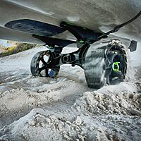 C-TUG R SandTrakz Kayak Transport Trolley with Soft Rubber Tyres