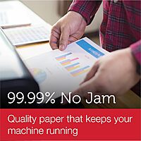 Office Depot Multi-Use Printer & Copy Paper, 10 Reams, White, Letter (8.5in x 11in), 5000 Sheets Per Case, 20 Lb