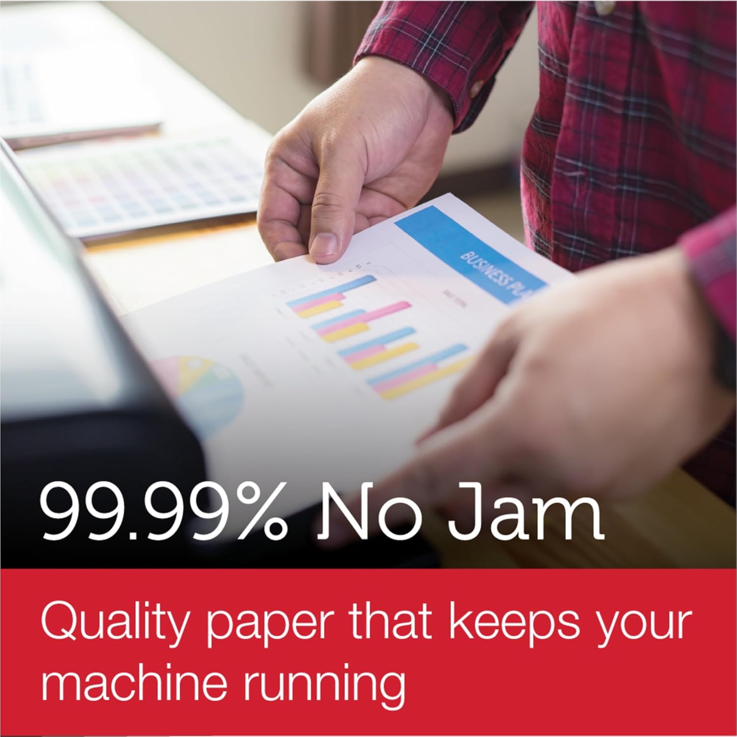 Office Depot Multi-Use Printer & Copy Paper, 10 Reams, White, Letter (8.5in x 11in), 5000 Sheets Per Case, 20 Lb