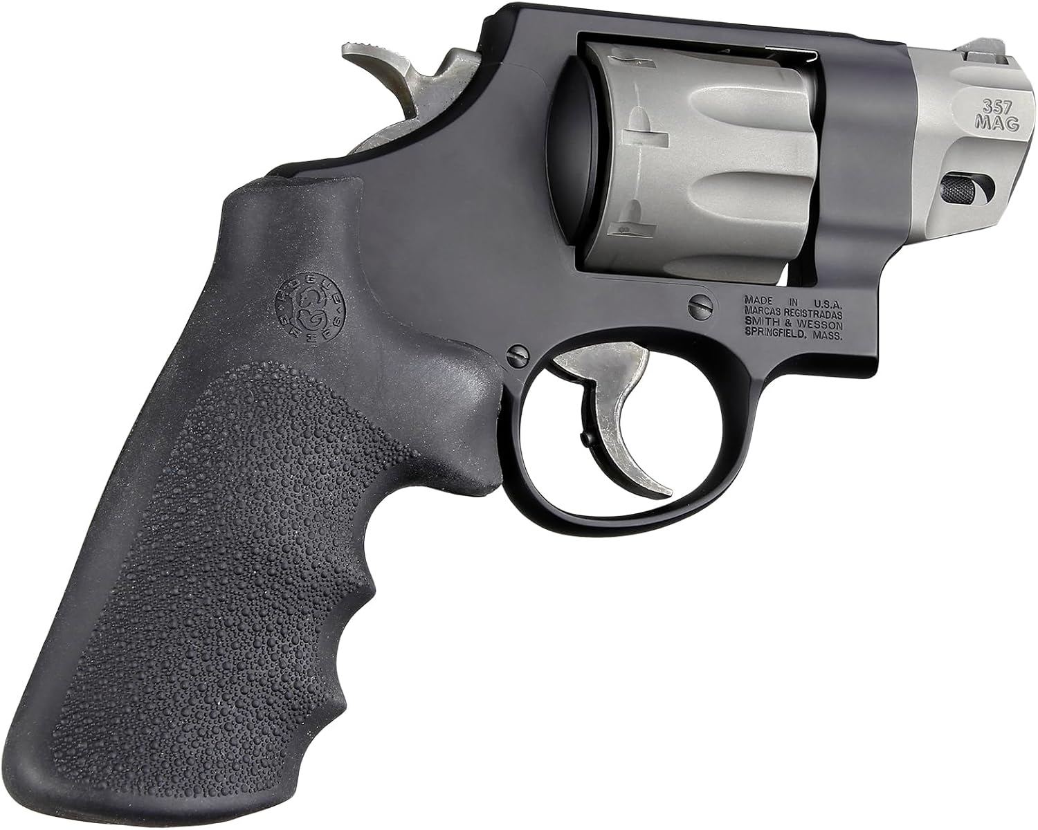 Hogue OverMolded Rubber Grip for S&W 460, 500, & Governor Round Butt (Tamer Conversion), K, L, N, X, & Z Frames
