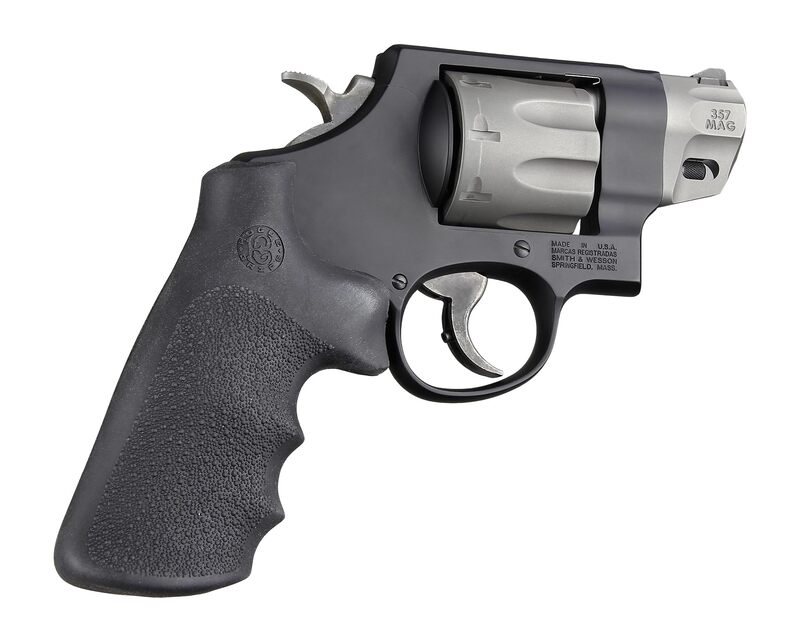 Hogue OverMolded Rubber Grip for S&W 460, 500, & Governor Round Butt (Tamer Conversion), K, L, N, X, & Z Frames