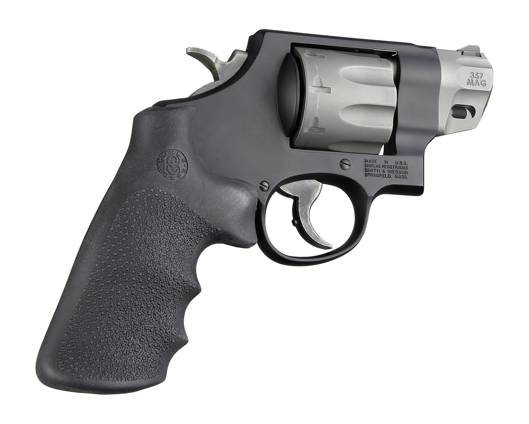 Hogue OverMolded Rubber Grip for S&W 460, 500, & Governor Round Butt (Tamer Conversion), K, L, N, X, & Z Frames