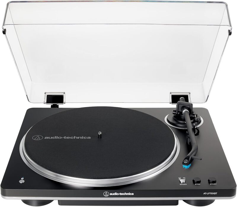 Audio-Technica AT-LP70XBT Fully Automatic Belt-Drive Wireless Turntable
